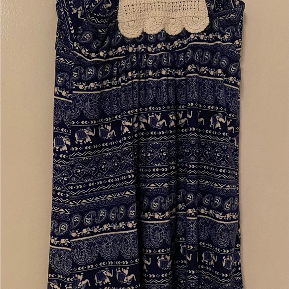 NB Boho Crochet Racerback Dress - Picture 3 of 6